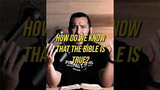 How Do We Know the Bible is True⁉️🤔😰📖 #shorts