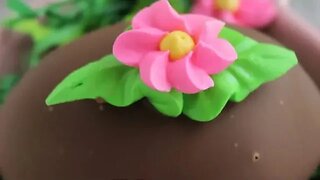 Chocolate Dipped Easter Eggs | Peanut Butter, Buttercream, and Toasted Coconut