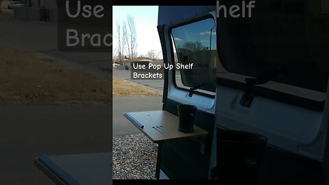 Simple Camper Van 🚐 Cooking Shelf?