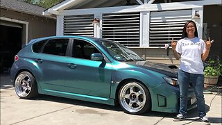 WRX STI Owner Amazed by New Wrap Color