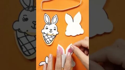 DIY - How to Make Cute Rabbit Bookmark #shorts