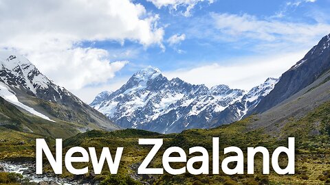 "Epic New Zealand Drone Tour | Aerial Odyssey Through Kiwi Paradise"