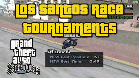 Grand Theft Auto: San Andreas - Los Santos Race Tournaments [Street Racing Los Santos Missions]