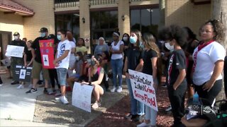 Tampa Bay area protesters call for peace in wake of George Floyd's death