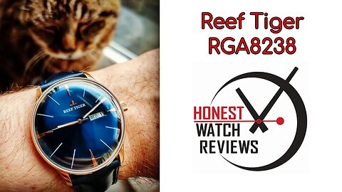 Reef Tiger 🐯 RGA8238 NH36 Automatic Dress Honest Watch Review #HWR