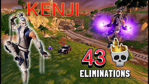 FORTNITE | 43 ELIMINATIONS Kenji skin Solo Vs Duos Zero build gameplay