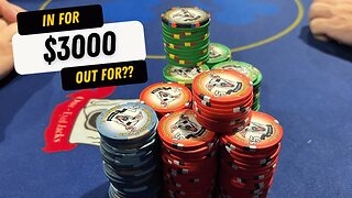 In For $3000, Out For..... - Kyle Fischl Poker Vlog Ep 136