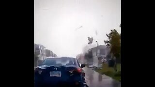 Tornado in Barrhaven, Canada...