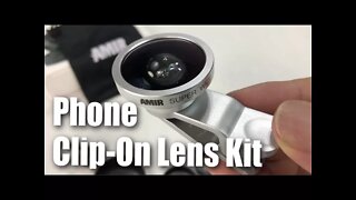 Amir Clip on Camera Lens Kit (Fisheye, Macro, Wide Angle) for Smartphones Review