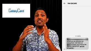 added you as reference on GalaxyCard | Spam Message | Why It's Happening