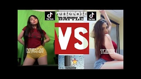 MYCAH SASAKI Vs TRIXIE LALAINE FABRICANTE | TIKTOK sexy