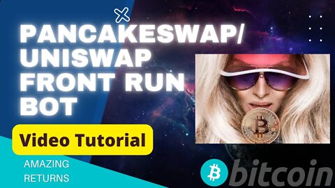 PancakeSwap FRONT RUN BOT Trading bot Crypto Sniper Bot Crypto Bot No Download Latest by OxTiay