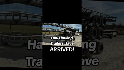 Hay Hauler Trailers Now Available!
