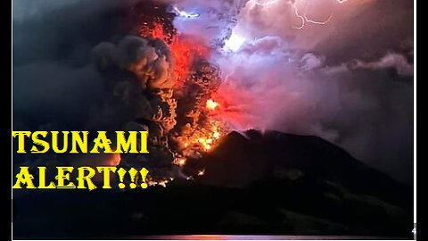 Ruang Volcano Eruption: A Tsunami Alert