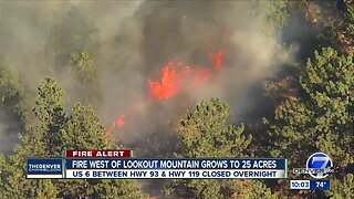Bald Mountain Fire shuts down part of U.S. 6 in Jefferson County