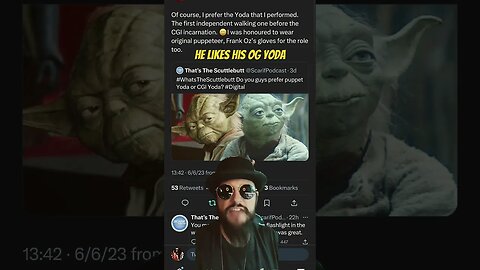 Star Wars Actor Prefers His Yoda Over CGI | Warwick Davis #shorts