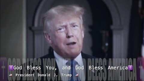 President Donald J. Trump Message to American People & Fallen Soldiers' Families