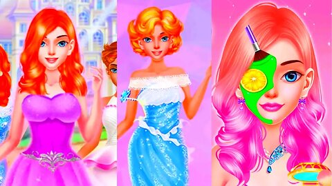 Princess dressup makeup salon/makeup games/princess games/girl games/new game 2023 @TLPLAYZYT
