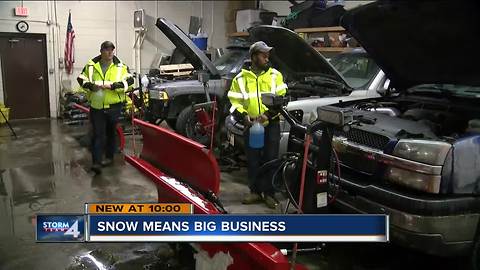 Milwaukee-area snow removal businesses happy to see snow after slow winter