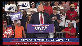 Trump in Atlanta, GA
