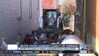 Mayor Young launches Clean It Up! campaign