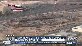 2 years until stadium is complete