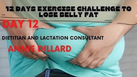 12 days exercise challenge to lose belly fat (day 12)