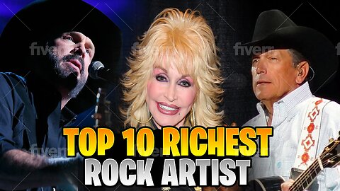 Top 10 Richest Rock Artists | From Rock 'n' Roll Legends to Financial Titans 🎸💰