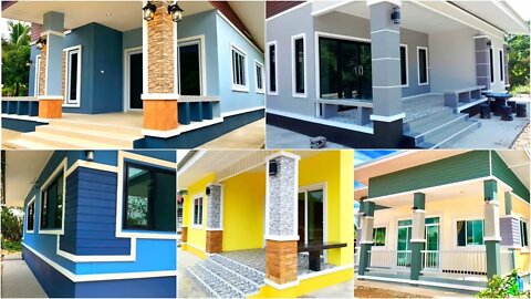 Top 100 Exterior Wall Paint Color Combinations Ideas 2022 | House Painting Colors Outside 2022