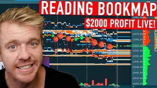 Day Trading BOOKMAP $2000 PROFIT LIVE!