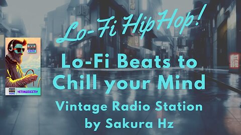 Lo-Fi beats to chill to 🎵 - Vintage Radio Station by Sakura Hz | lofi hiphop 🎵