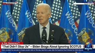 Biden Brags About Ignoring SCOTUS Student Debt Decision