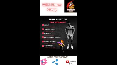 🔥Super effective leg workout🔥#shorts🔥#fitnessshorts🔥#wildfitnessgroup🔥22 march 2022🔥