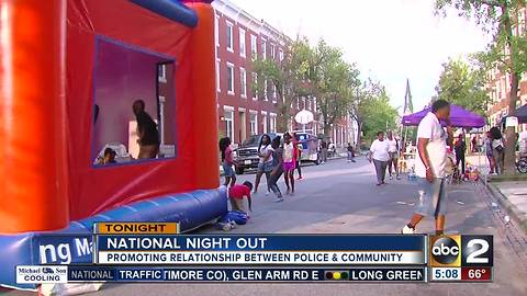 National Night Out promotes relationship between police, community on August 1