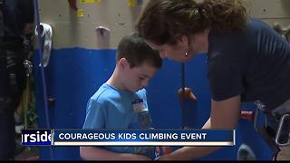 Courageous Kids Climbing helps children learn to climb