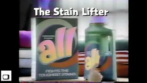 All Laundry Detergent Commercial (1989)