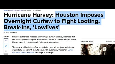 THE REAL TRUTH About Hurricane Harvey And What They’re NOT Telling You!!!! - 2017