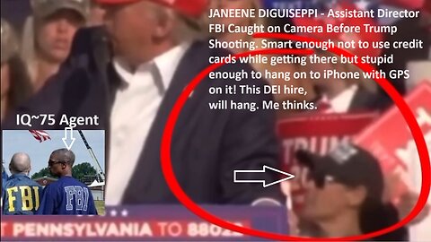 J. DIGUISEPPI, DEI Hire, Assistant Director FBI Caught on Camera Before Trump Shooting.