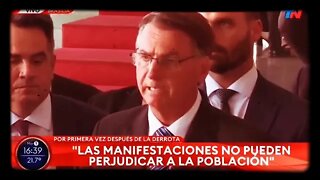 Discurso de Bolsonaro después de la derrota electoral