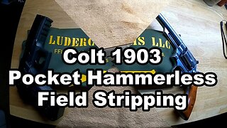 Field Stripping the Colt 1903 Pocket Hammerless