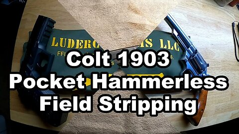 Field Stripping the Colt 1903 Pocket Hammerless