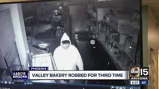 Valley bakery hit again by thieves in Phoenix