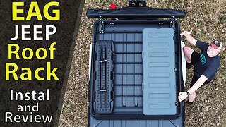 EAG Roof Rack for Jeep Wrangler / INSTALL and REVIEW