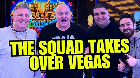 WORLD'S GREATEST SLOT PLAYERS TAKE ON VEGAS! @VegasMatt @NGSlot @TheRealBizzok