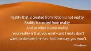 FICTION IS NOT REALITY