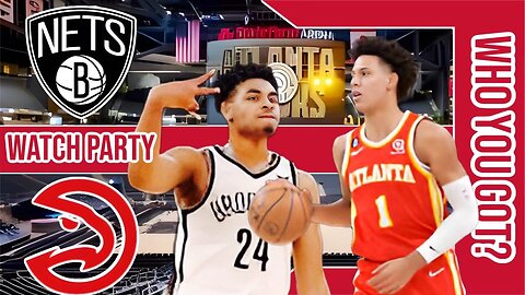 Brooklyn Nets vs Atlanta Hawks | Live Watch Party Stream | NBA 2023 Season Game 20