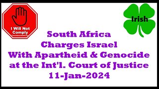 South Aftrica Starts Genocide Case 11-Jan-2024