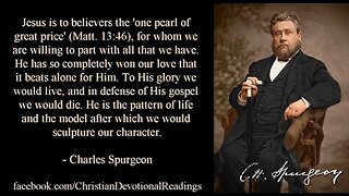 Christ - Perfect Through Sufferings; by Charles Spurgeon; Hebrews 2:10 - Audio