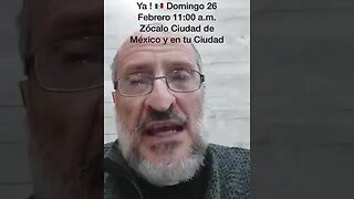 PADRE LÁZARO NUÑEZ: INVITACIÓN A PARTICIPAR EL 26 DE FEBRERO 2023 EN LAS MANIFESTACIONES POR EL INE