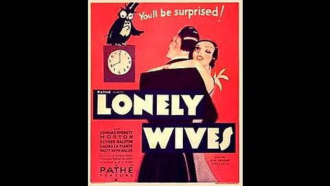 Comedy, Romance Movie Lonely Wives Edward Everett Horton, Esther Ralston